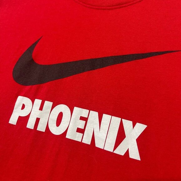 Nike Phoenix Arizona City T-shirt Men’s Medium Red‎ Athletic Short Sleeve Shirt - Picture 4 of 9